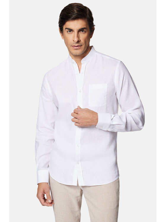 Lancerto Lancerto Koszula Loara KO073124000026 Biały Slim Fit
