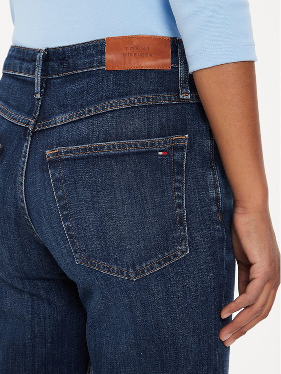 Tommy Hilfiger Tommy Hilfiger Džínsy Classic WW0WW42203 Tmavomodrá Straight Fit
