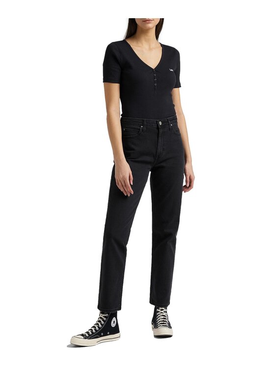 Lee Lee Jeansy L30UPCMM Czarny Regular Fit