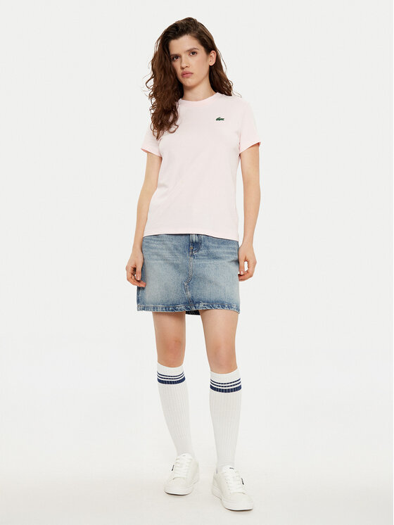 Lacoste Lacoste T-Shirt TF9246 Růžová Slim Fit