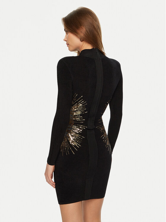 Marciano Guess Marciano Guess Rochie tricotată 5RGK67 5806Z Negru Bodycon Fit