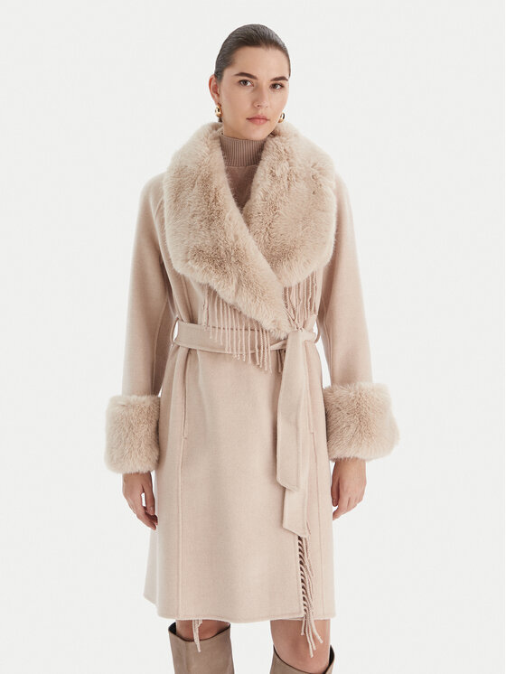 Marciano Guess Marciano Guess Cappotto di lana 5BGL46 7125A Beige Regular Fit