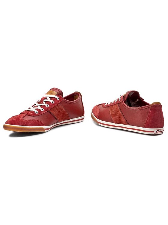 Clarks Po buty Mego Walk 261069727 Czerwony Modivo.pl