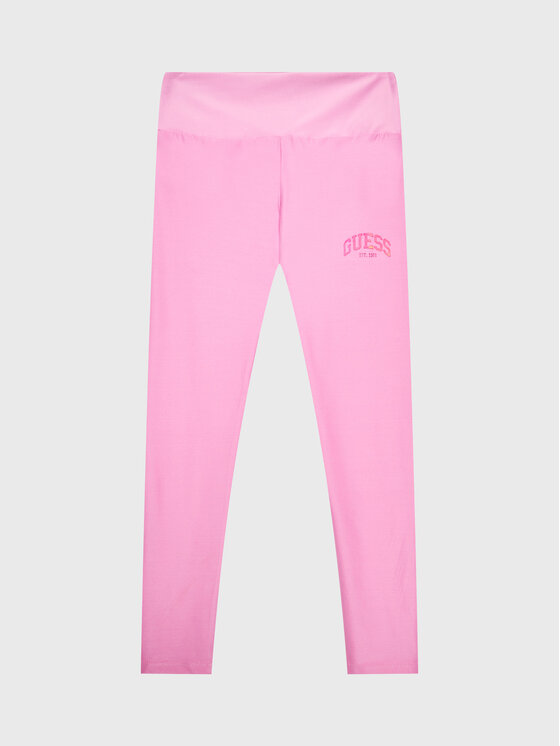 Guess Colanți J3RB00 MC01P Roz Slim Fit