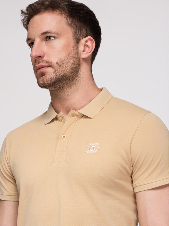 Ombre Ombre Polo OM-POBS-0171 Kolorowy Regular Fit