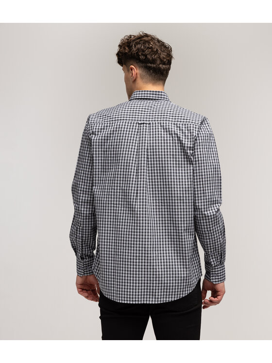 Lee Cooper Lee Cooper Koszula NEW TENBY Szary Comfort Fit