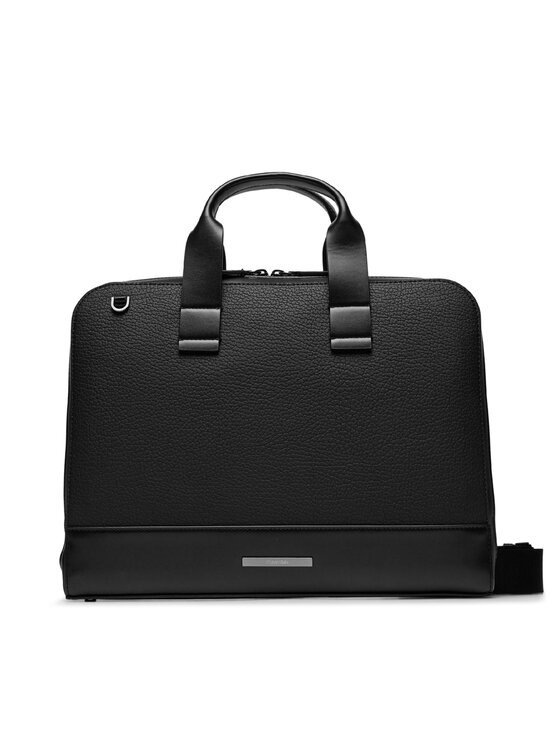 Geantă pentru laptop Calvin Klein Modern Bar Slim Laptop Bag K50K511246 Negru
