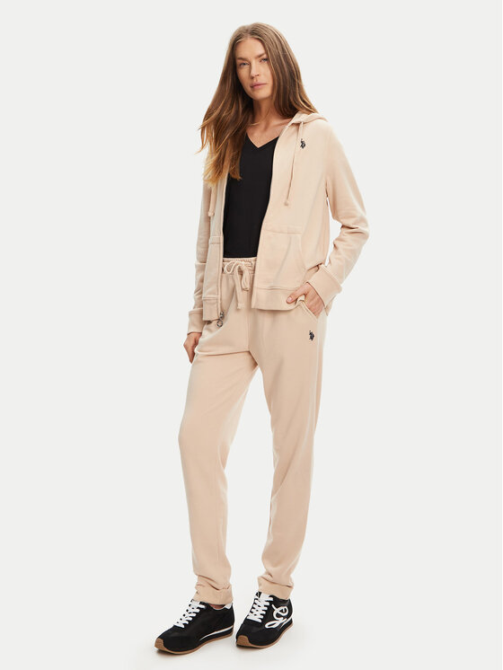 U.S. Polo Assn. U.S. Polo Assn. Jogginghose WUP1513 Beige Regular Fit