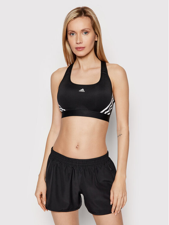 adidas adidas Αθλητικό σουτιέν Powerreact Trening HC7889 Μαύρο