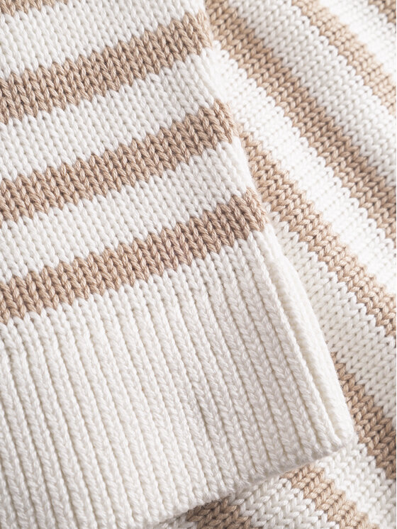 JOOP! JOOP! Pletena jopica 58 253KN58Kola 30047636 Bež Loose Fit