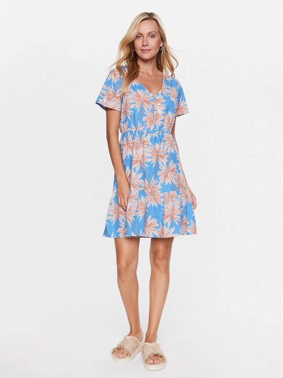 Roxy Roxy Літня сукня ERJWD03709 Блакитний Regular Fit