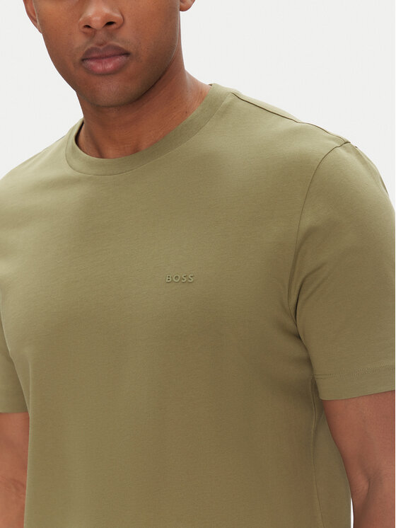BOSS BOSS T-Shirt Thompson 01 50468347 Zielony Regular Fit