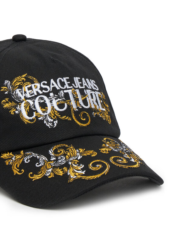 Versace Jeans Couture Versace Jeans Couture Czapka z daszkiem 78VAZK17 Czarny