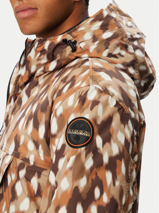 Napapijri Napapijri Anorak Rf Next Aop 1 NP0A8AHX Braun Regular Fit