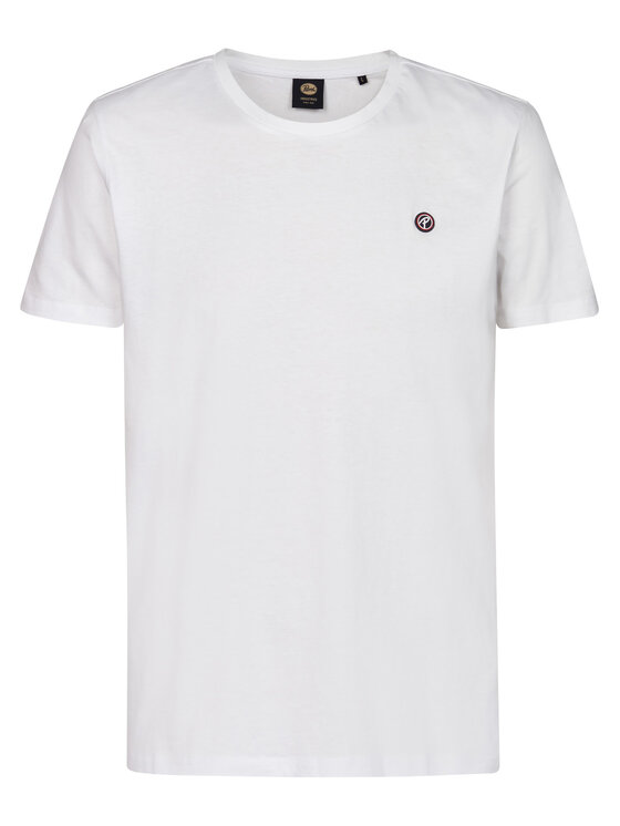 Petrol Industries Petrol Industries T-Shirt M-ROS-TSR002 Biały Regular Fit
