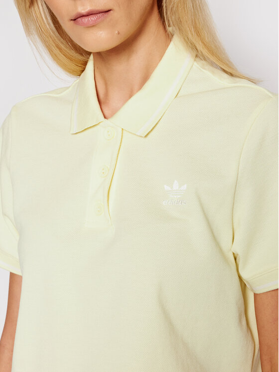 adidas adidas Polo Tennis Luxe H56469 Żółty Regular Fit