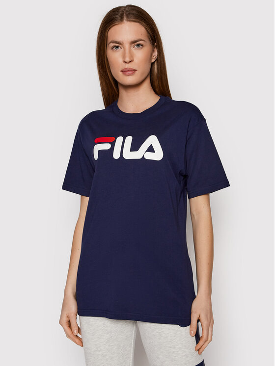 Fila Fila T-Shirt Unisex Bellano FAU0067 Dunkelblau Regular Fit