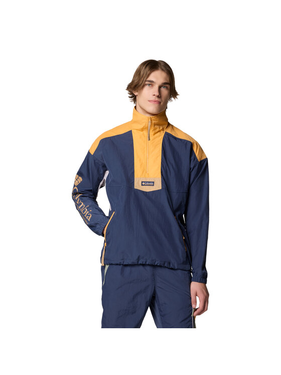 Columbia Columbia Kurtka przejściowa Columbia Riptide II Retro Windbreaker Anorak Granatowy Regular Fit