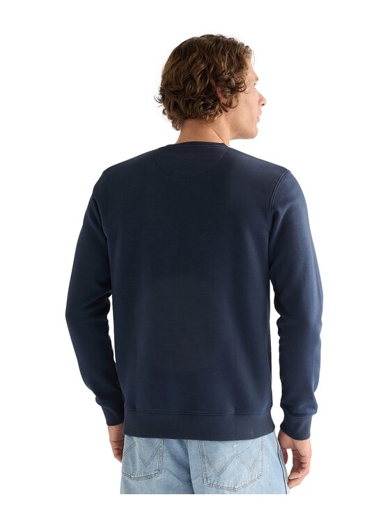 Wrangler Wrangler Bluza 112378019 Niebieski Regular Fit
