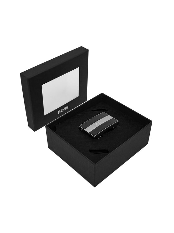 BOSS BOSS Gürtel Boss_Icon_Leat_Os35 50546937 Schwarz