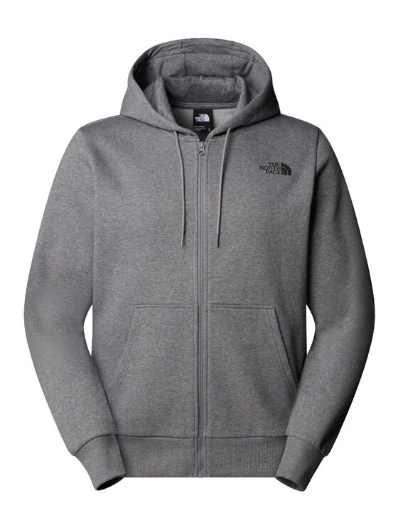 The North Face The North Face Felpa Simple Dome Full Zip Grigio Regular Fit