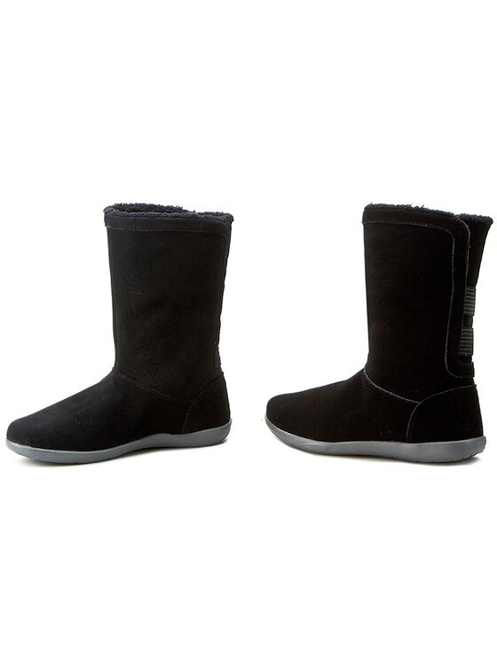Crocs Crocs Zimske čizme Adela Foldover Fuzz Bootie W 15496 Crna