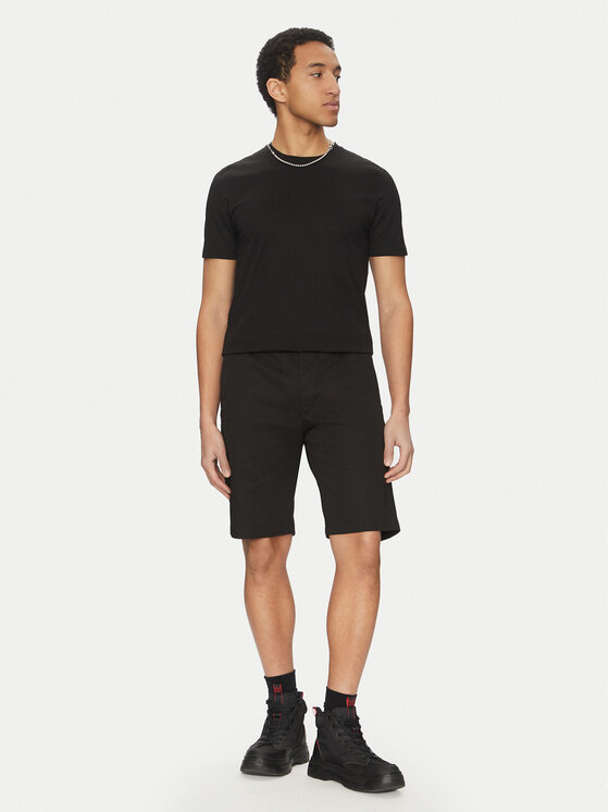 HUGO HUGO T-särk Dimerstee 50542969 Must Slim Fit