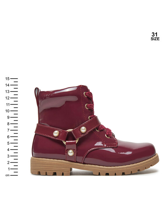 Mayoral Mayoral Schnürstiefeletten 46479 Dunkelrot