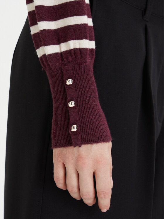 Vero Moda Vero Moda Sweter Happy 10336333 Fioletowy Regular Fit