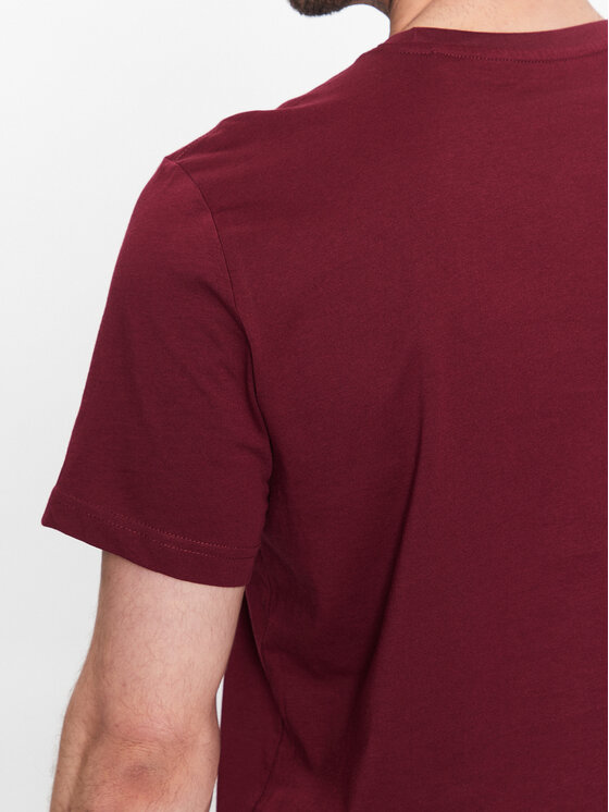 Mustang Mustang T-shirt Alex 1013221 Bordeaux Regular Fit