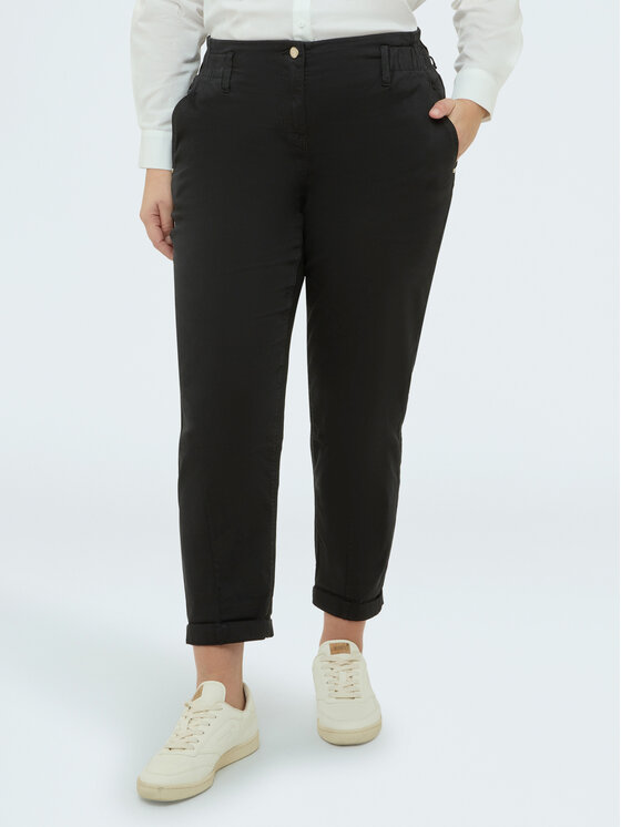 Fiorella Rubino Fiorella Rubino Pantaloni di tessuto P706T005159N033 Nero Regular Fit