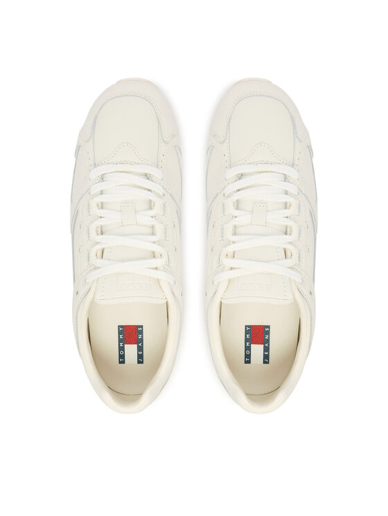 Tommy Jeans Tommy Jeans Sneakersy Archive '97 Lite Leather EN0EN02942 Bílá