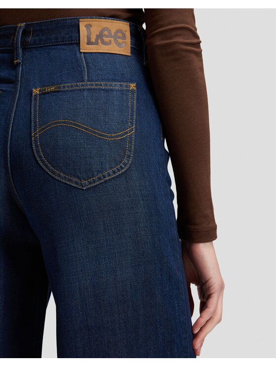 Lee Lee Jeansy STELLA Niebieski Wide Leg