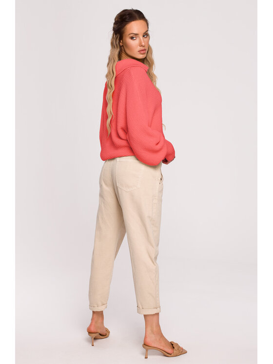 Made of Emotion Made of Emotion Sweter M687 Pomarańczowy