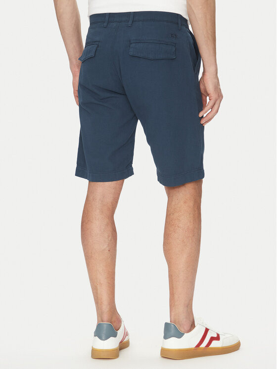 La Martina La Martina Шорти з тканини Vics MAB004 TL147 Cиній Regular Fit