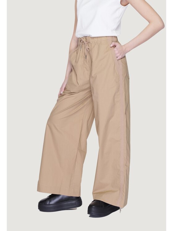 Blauer Blauer Pantaloncini 24SBLDP01257 Beige Regular Fit
