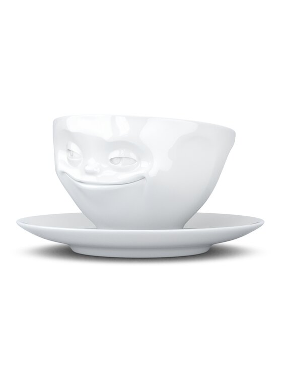 58 products 58 products Filiżanka ze spodkiem uniwersalna - Grinning Biały