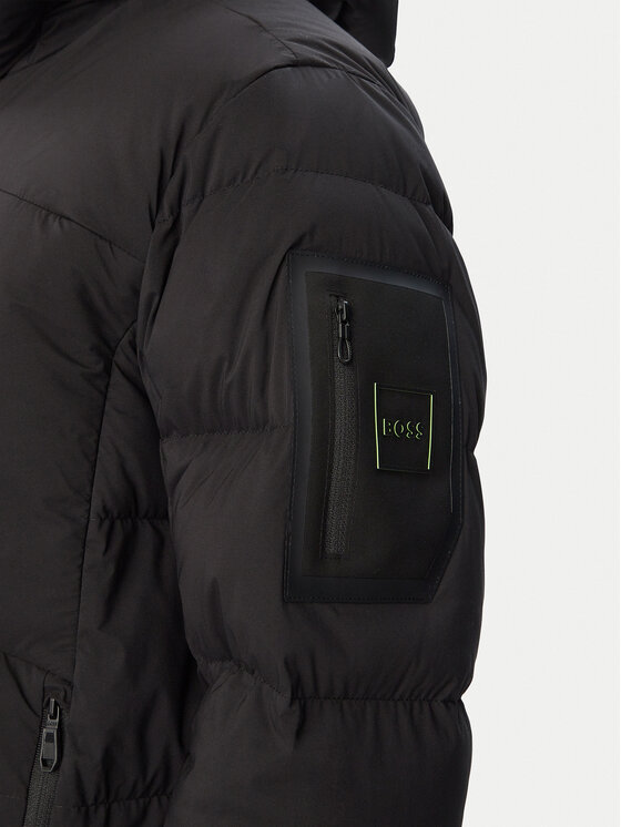 BOSS BOSS Пуховик HD2 50565218 Чорний Regular Fit