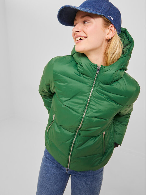 JJXX JJXX Pehelykabát 12238268 Zöld Regular Fit