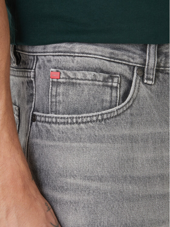 HUGO HUGO Džínové šortky 50560391 Šedá Tapered Fit