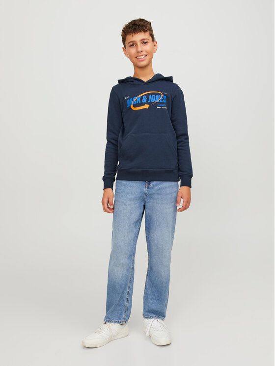Jack&Jones Junior Jack&Jones Junior Pulóver 12247700 Sötétkék Standard Fit