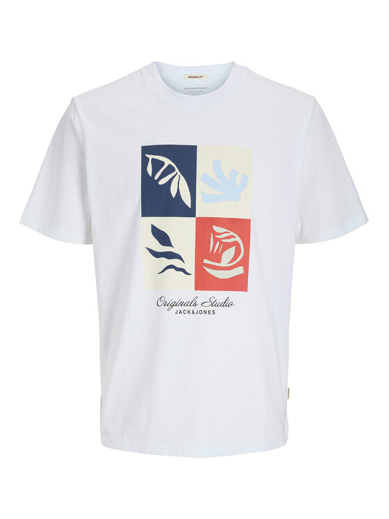 Jack & Jones Jack & Jones T-Shirt Canggu 12277220 Biały Regular Fit