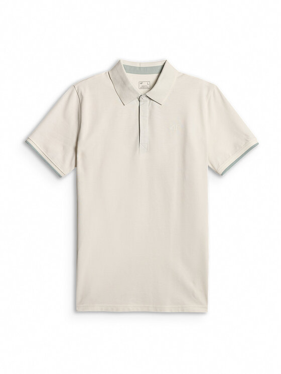 4F 4F Polo COMMERCIAL Biały Regular Fit