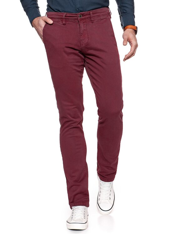 Mustang Mustang Pantaloni chino CLASSIC CHINO Rosso Regular Fit