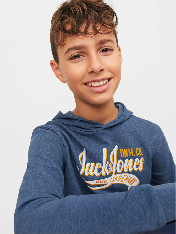 Jack&Jones Junior Jack&Jones Junior Majica dugih rukava Logo 12257309 Plava Standard Fit