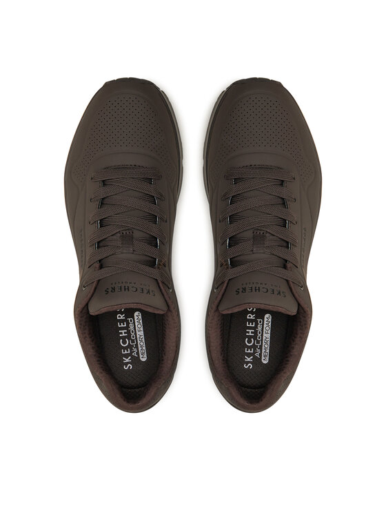 Skechers Skechers Sneakersy Uno Stand On Air 52458/CHOC Brązowy