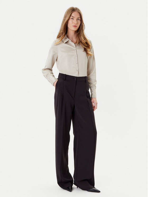 Vero Moda Vero Moda Koszula Merle 10334598 Beżowy Regular Fit