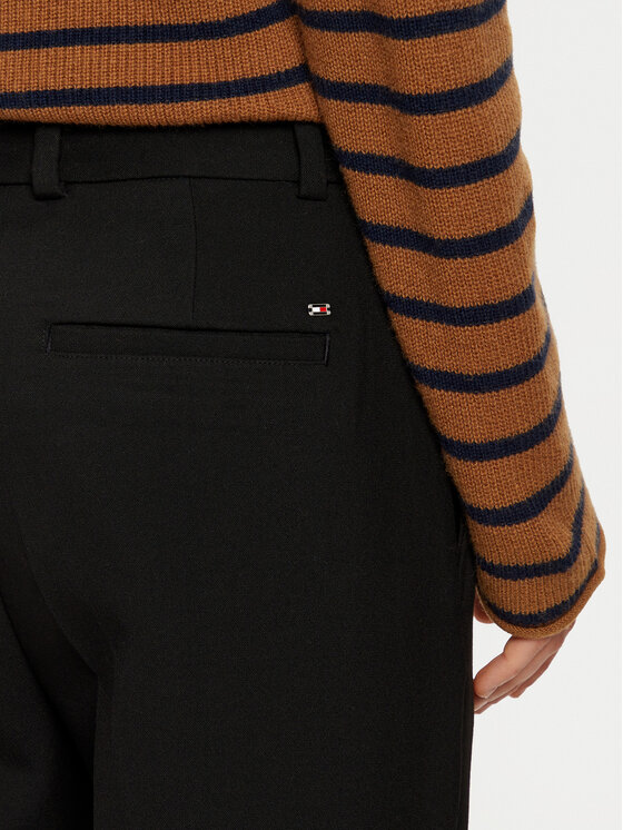 Tommy Hilfiger Tommy Hilfiger Chino WW0WW44090 Crna Regular Fit