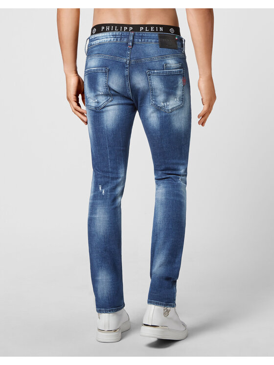 PHILIPP PLEIN PHILIPP PLEIN Jeansy 63 Světle modrá Straight Leg