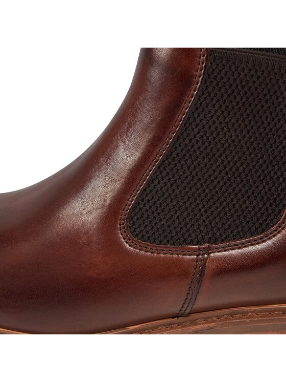 Tamaris Tamaris Kotníková obuv s elastickým prvkem 1-25056-41 Hnědá
